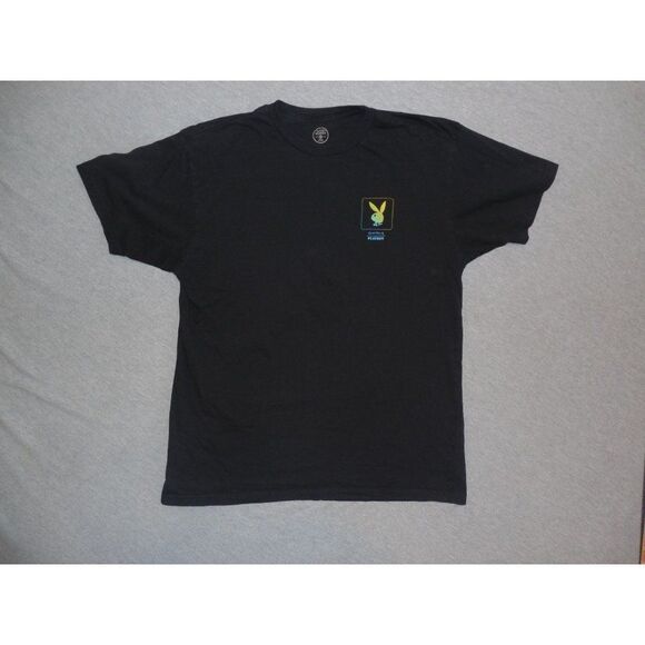 Playboy Tshirt Men Sz L Good Worth & Co.‎ Short Sleeve Double Sided Graphic - Picture 1 of 8